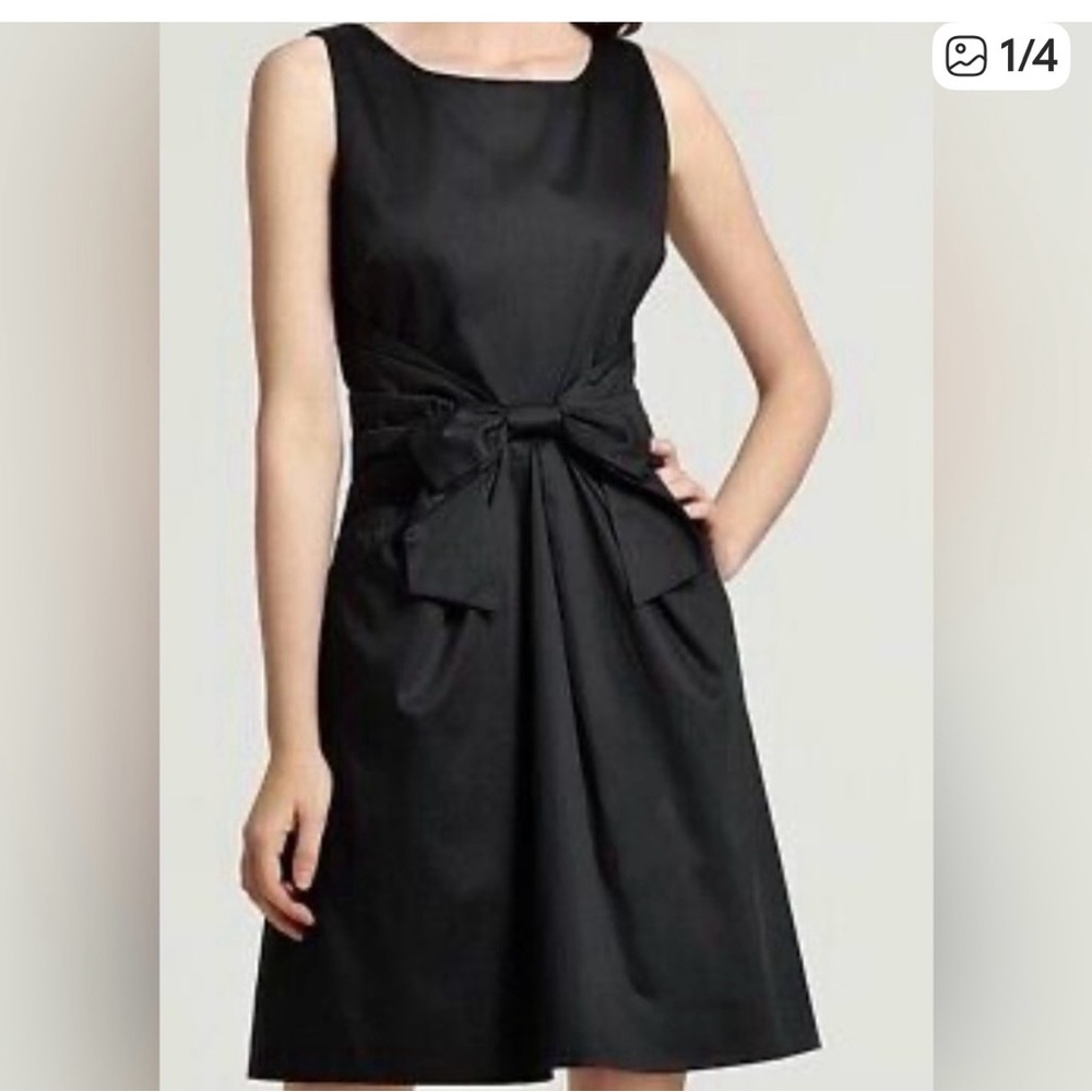 Kate Spade “Jillian” black sleeveless dress